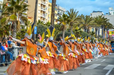 Lloret de Mar 'da Karnaval, İspanya 2018