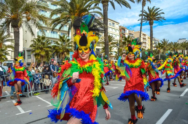 Lloret Mar Karnaval Spanya 2018 — Stok fotoğraf