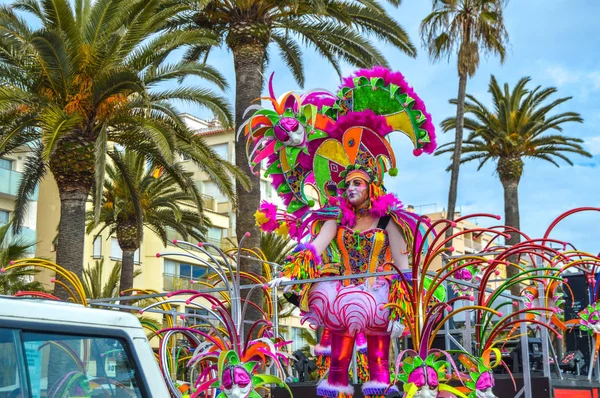 Karneval Lloret Mar Španělsko 2018 — Stock fotografie