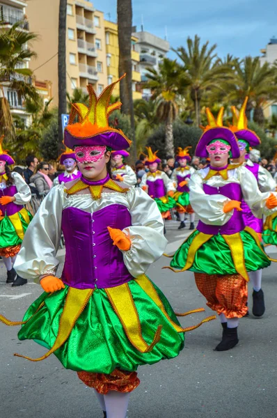 Карнавал Льорет Мар Испания 2018 — стоковое фото
