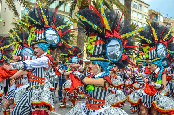 Lloret Mar Karnaval Spanya 2018 — Stok fotoğraf