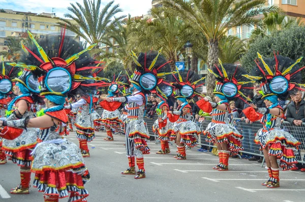 Carnival Lloret Mar Spain 2018 — стокове фото