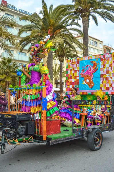 Carnaval Lloret Mar Espanha 2018 — Fotografia de Stock