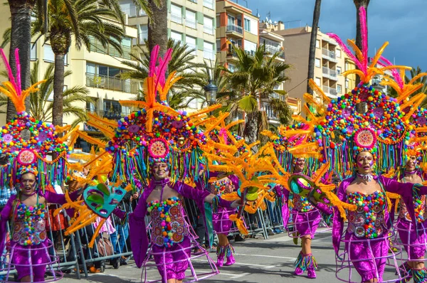 Lloret Mar Karnaval Spanya 2018 — Stok fotoğraf