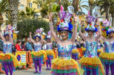 Carnival in Lloret de Mar, Spain 2019
