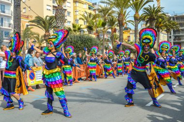Carnival in Lloret de Mar, Spain 2019