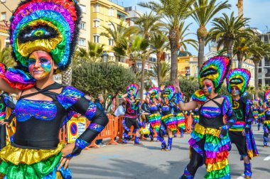 Carnival in Lloret de Mar, Spain 2019