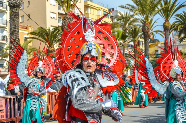 Carnaval Lloret Mar Espanha 2019 — Fotografia de Stock