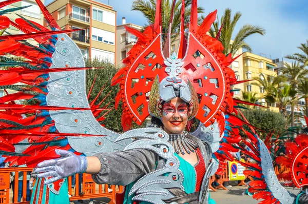 Karnaval Lloret Mar Spanyol 2019 — Stok Foto