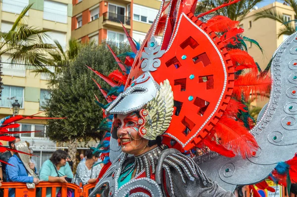 Karnawał Lloret Mar Hiszpania 2019 — Zdjęcie stockowe