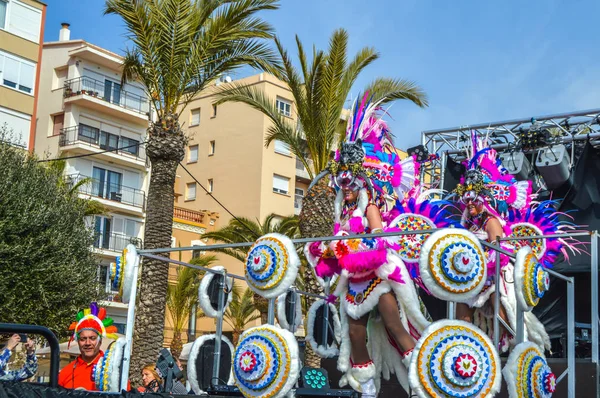 Carnaval Almería Spanje 2019 — Stockfoto