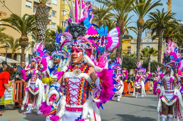 Carnaval Almería Spanje 2019 — Stockfoto