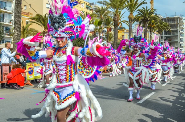 Carnaval Lloret Mar Espanha 2019 — Fotografia de Stock