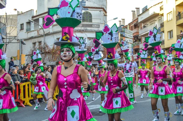 Karnaval Blanes Spanya 2019 — Stok fotoğraf