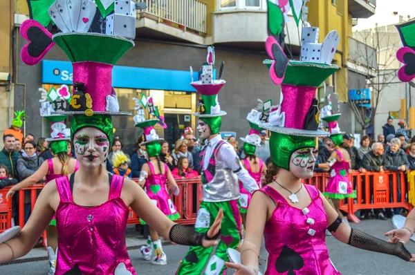 Carnaval Blanes Espanha 2019 — Fotografia de Stock