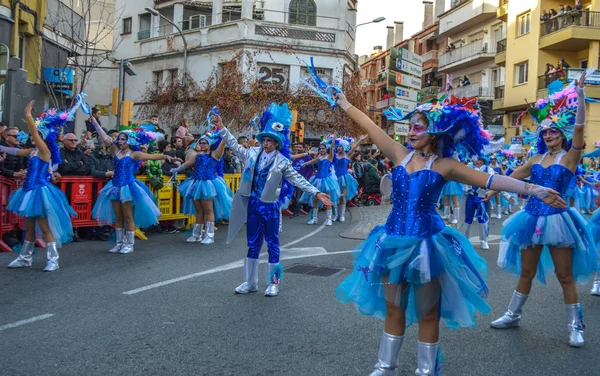 Karnaval Blanes Spanya 2019 — Stok fotoğraf