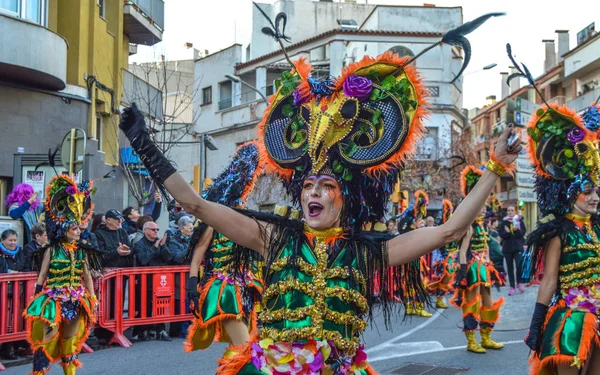 Carnevale Blanes Spagna 2019 — Foto Stock
