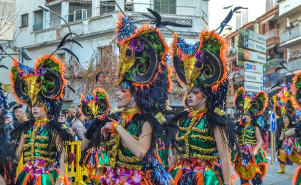 Karnaval Blanes Spanya 2019 — Stok fotoğraf