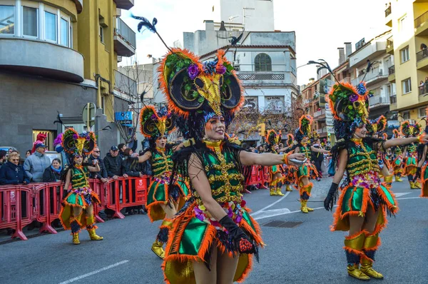 Carnaval Blanes España 2019 — Foto de Stock