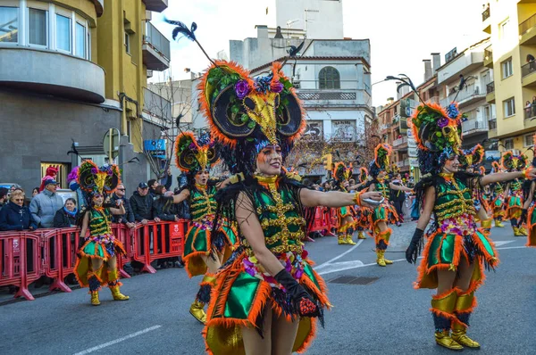 Karnaval Blanes Spanya 2019 — Stok fotoğraf