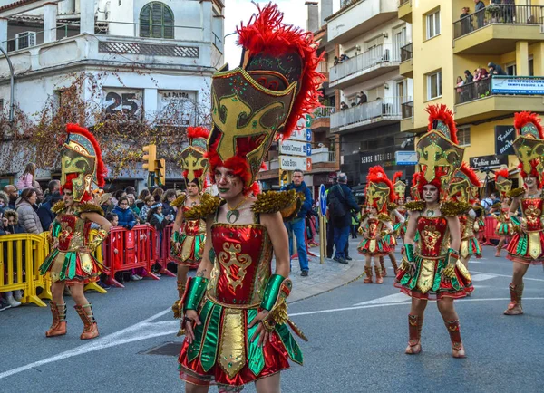 Karnaval Blanes Spanya 2019 — Stok fotoğraf