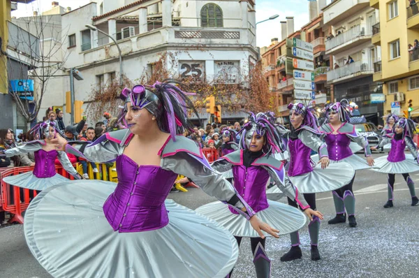 Carnaval Blanes Espanha 2019 — Fotografia de Stock