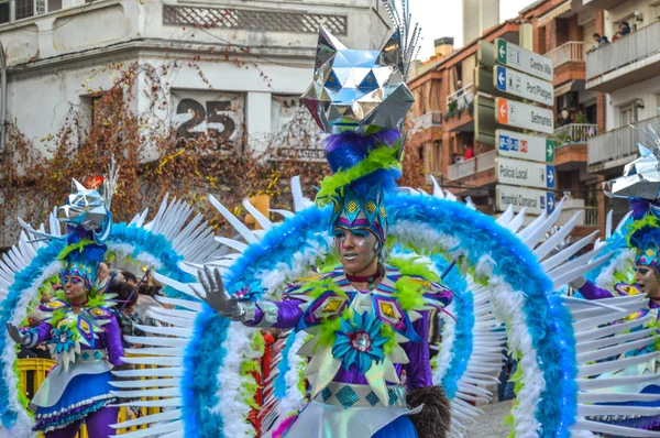 Carnaval Blanes Spanje 2019 — Stockfoto