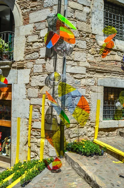 Blomsterfestivalen Girona Temps Flors Spanien 2018 — Stockfoto
