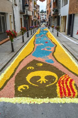 Corpus Christi, Blanes festivalinde Çiçek halı