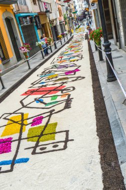 Corpus Christi, Blanes festivalinde Çiçek halı