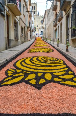 Corpus Christi, Blanes festivalinde Çiçek halı