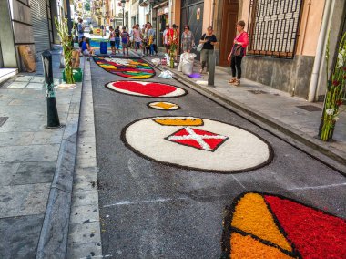 Corpus Christi, Blanes festivalinde Çiçek halı