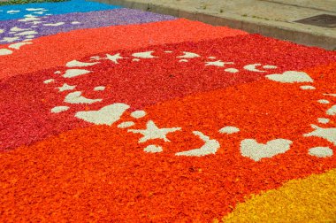 Corpus Christi, Blanes festivalinde Çiçek halı