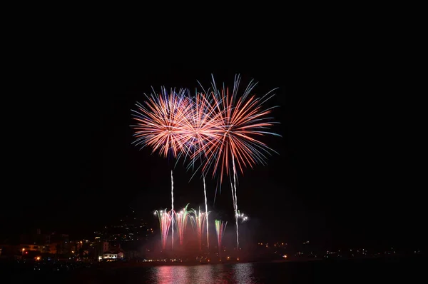 48Th International Firework Competition Costa Brava Blanes Fireworks Competition 2018 — Stock Photo, Image