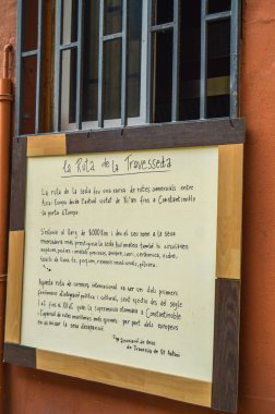 Fiesta Major de Gracia, Travessia de Sant Antoni, İspanya - Ağustos 2019 