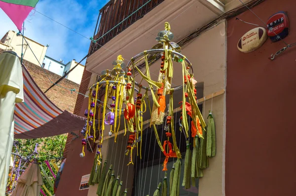 Fiesta Major de Gracia, Travessia de Sant Antoni, İspanya - Ağustos 2019 