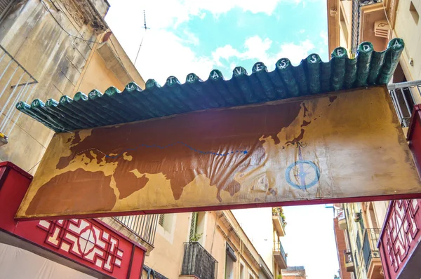 Fiesta Major de Gracia, Travessia de Sant Antoni, İspanya - Ağustos 2019 