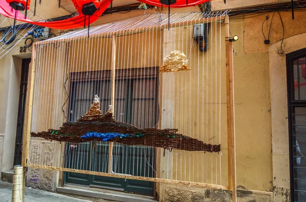 Fiesta Major de Gracia, Travessia de Sant Antoni, İspanya - Ağustos 2019 