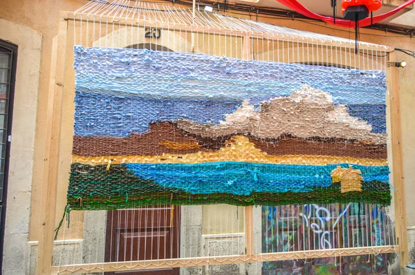 Fiesta Major de Gracia, Travessia de Sant Antoni, İspanya - Ağustos 2019 