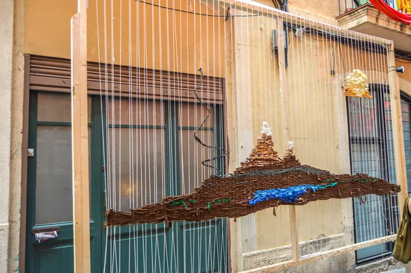 Fiesta Major de Gracia, Travessia de Sant Antoni, İspanya - Ağustos 2019 