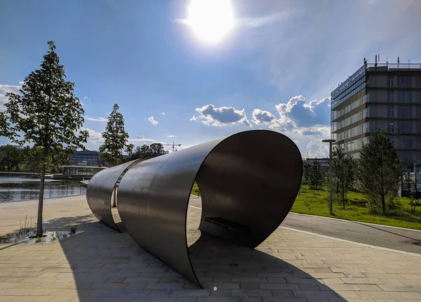 Skolkovo Innovation Center High Technology Business Area Being Built Mozhaysky — Stock Photo, Image