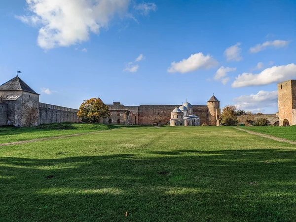 Ivangorod Fortress Medieval Castle Ivangorod Leningrad Oblast Russia Located Narva — Stock Photo, Image