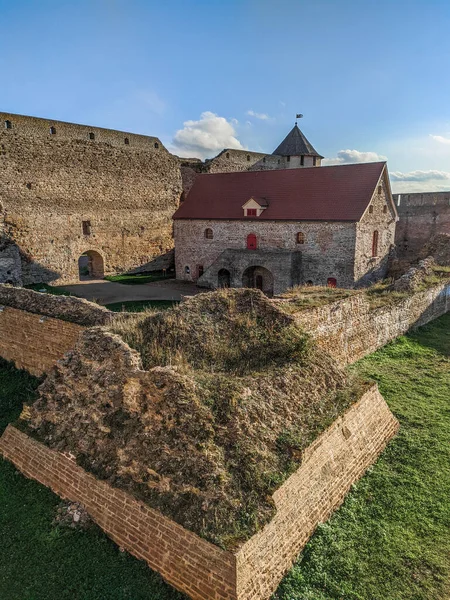 Forteresse Ivangorod Est Château Médiéval Situé Dans Oblast Leningrad Russie — Photo