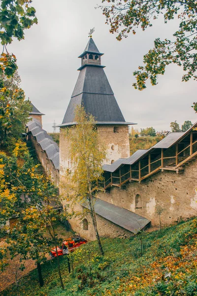 Monastero Pskov Pechory Monastero Della Dormizione Pskovo Pechersky Monastero Pskovo — Foto Stock