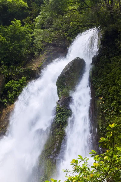Водоспад Tam Нанг Лісі Тропічн Зон Національного Парку Takua Phang — стокове фото