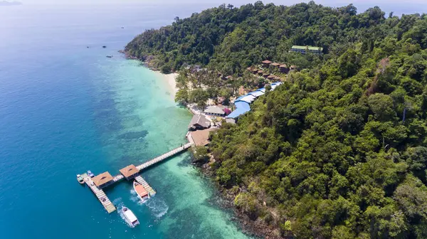 Koh Ngai je turistická atrakce v Trangu.. — Stock fotografie