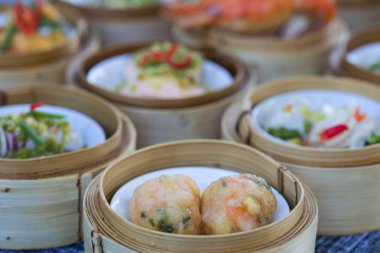 Dim Sum Çin yemekleri lezzetli