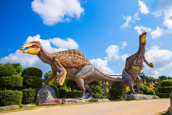 Nong Nooch Garden Pattaya Thailand April 2020 Dinosaur Valley Nong — Stock Photo, Image