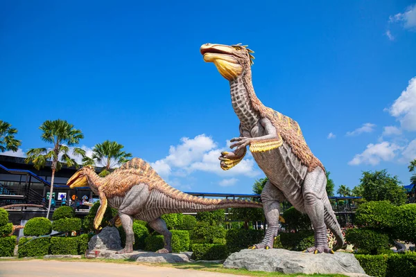 Nong Nooch Garden Pattaya Thailand April 2020 Dinosaur Valley Nong — Stock Photo, Image