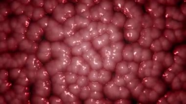 Organics hücreler Bolling ile Loath Arkaplan.